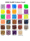 2088 Non Hotfix Luxury Crystals Glitter Strass Flat Back Rhinestones Noctilucent