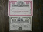Vintage Telephone Co  Stock Certificates-lot Of 2-excellent Condition-see Pics 