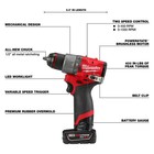 Milwaukee 3497-22 M12 Fuel 12v Cordless Li-ion 2-tool Combo Kit W  2 Batteries