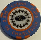 Casino De Charlevoix  2 50 Casino Chip La Malbai Ontario Canada Combine Shipping