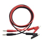 2pcs 4mm Banana Plug To Alligator Clip Test Lead Wire Cable Set 14awg For Mul   