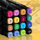 168 Colors Dual Brush Alcohol Markers Set Artist Sketch Art Drawing Markers U3e3
