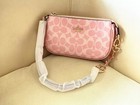 Nolita 19 Powder Pink Signature Canvas Shoulder Bag Cw426