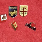 Vintage Lot Of 5 Various Canadian Lapel Pins Canada