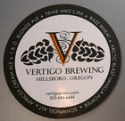 Craft Beer Coaster One Vertigo Brewing Hillsboro Or 4  1 1 2011 Or-ver-2