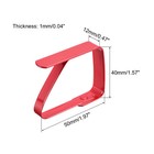 Tablecloth Clips 50mm X 40mm 420 Stainless Steel Table Cloth Holder Red 12 Pcs