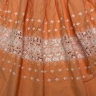 Vintage Terracotta Lace Trim Tiered Prairie Apron
