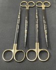 Lot Of 4 Aesculap Bc263wb Metzenbaum Noir Durotip Curved Scissors 180mm 7   