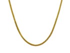 14k Yellow Gold 4mm Solid Curb Miami Cuban Chain Link Mens Womens Necklace 24 