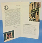 Vintage Brochure National Contest Flowered Houses Competition France 1960s