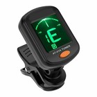 New 1pc Lcd Clip On Chromatic Electric Acoustic Guitar Bass Ukulele Violin Tuner