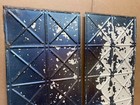 2pc Lot Of 24  By 12  Antique Ceiling Tin Metal Reclaimed Salvage Art Craft