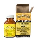 1940s Dewitt   s Aluminum Hydroxide Antacid Tablets Vintage Bottle Box Insert