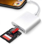 Tf Sd Card Adapter Camera Reader 2 In 1 For Iphone 14 13 12 11 X Xs Xr 8 7 Ipad