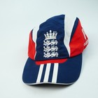 Adidas England Cricket Team Cap Vodafone Ecb Vintage Blue Red Sports Hat Size M