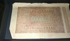1923 German Reichs 100 000 Mark Banknote Note Bill Currency Condition Rough
