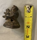 Antique Bronze Rooster Trading Weight  18th Century Burmese Zoomorphic 