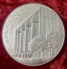 Vintage 1983 Metropolitan Opera Centennial 295 Grams  999 Silver Medal Art Rare