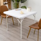 Cocktail Square Fitted Table Cover Spandex Stretchable 34  X 34   square  White