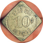 Vintage Torgeson Bros  General Merchandise Trade Token 10c White City Kansas