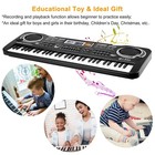 Kids 61 Key Music Electronic Keyboard-electric Digital Piano Organ-w  Microphone