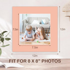 15 Pack 12x12 Picture Mats Mixed Colors Frame Mattes For 8 X8 Pictures Phot   