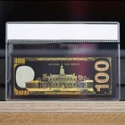 100mg 24k Black Gold 2009  100 Dollar Bill Federal Reserve Banknote White Coa