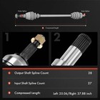 2x Front Side Cv Axle Assembly For Jeep Compass 2007-2017 Patriot 2014-2015 2 4l