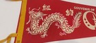 Vintage Souvenir Of Chinatown New York Felt Pennant 26 