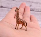 High Quality Antique Austrian Vienna Cold Painted Bronze Figure Of Small Giraffe