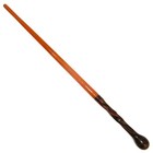13 5  Lupin Hand Turned And Carved Almond Wood Magic Wizard Wand W  Velvet Bag
