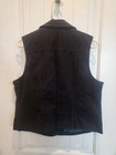 Vintage Relativity Black Cotton Vest - Xl - Sass Western Modern