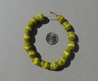 15 Old Antique Venetian Oval Millefiori African Trade Beads  4986