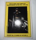 Vintage 1989 Topps Batman Movie Cards Collectors Limited Edition Series 1 In Box