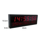 Led Ntp Poe Clock For Home Decoration  Network Synchronized  Automatic Dst Reset