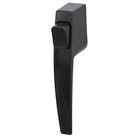 Push Button Screen Storm Door Latch Handle Set Night Lock Lever Metal Door Black