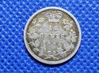 1864 New Brunswick 10 Cents Canada Victoria Silver Coin