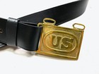 Indian War Us Union M1874 Equipment Waist Belt   Buckle-size 3  34-42 Inch Waist