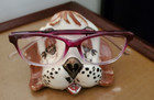 Vintage Arnes Ceramic Dog Glasses Holder Cocker Spaniel Retro Kitschy Figurine