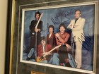 Pristine Framed Rolling Stones 5 Signatures Jagger Richards Wood Watts Wyman