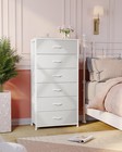 Dresser For Bedroom With 6 Drawers  Tall Chest Of Drawers  White Dressers Bed   