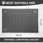 Motsamla Cat Litter Box Mat  35  X 24  Large Kitty 1 Count  pack Of 1   Grey