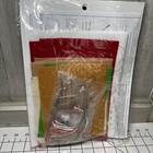 Bucilla Christmas Cookies Felt Ornaments Santa Gingerbread House Kit 86148 New