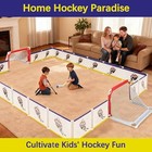 Indoor Mini Knee Hockey Set - Full Rink 9x8ft Goal Set  Easy Assembly And
