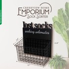 Creekview Home Emporium Seeking Soulmate Lost Socks Basket For Laundry Room Sign