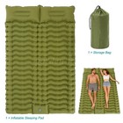 Portable Double Camping Sleeping Pad Ultralight Camping Mat For 2 Person Tent