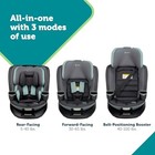 Convertible Car Seat 360 Rotating 3-in-1 Rear Forward Booster 5-100 Lbs Seafoam