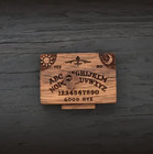 Mini Ouija Board With Drawer Wooden Miniature Spirit Board With Planchette New