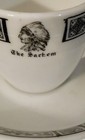 Gorgeous Trenton China 30 s Sachem House Maine Tm Chief - Demitasse Cup   Saucer