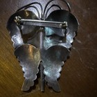 1930   s Vintage Sterling Silver Butterfly Brooch 